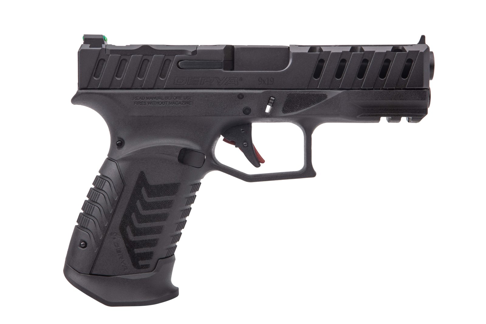 Derya 10L.DY9.ISL.US DY9 Island 9mm 3.86" Black Melonite Semi-Auto Pistol