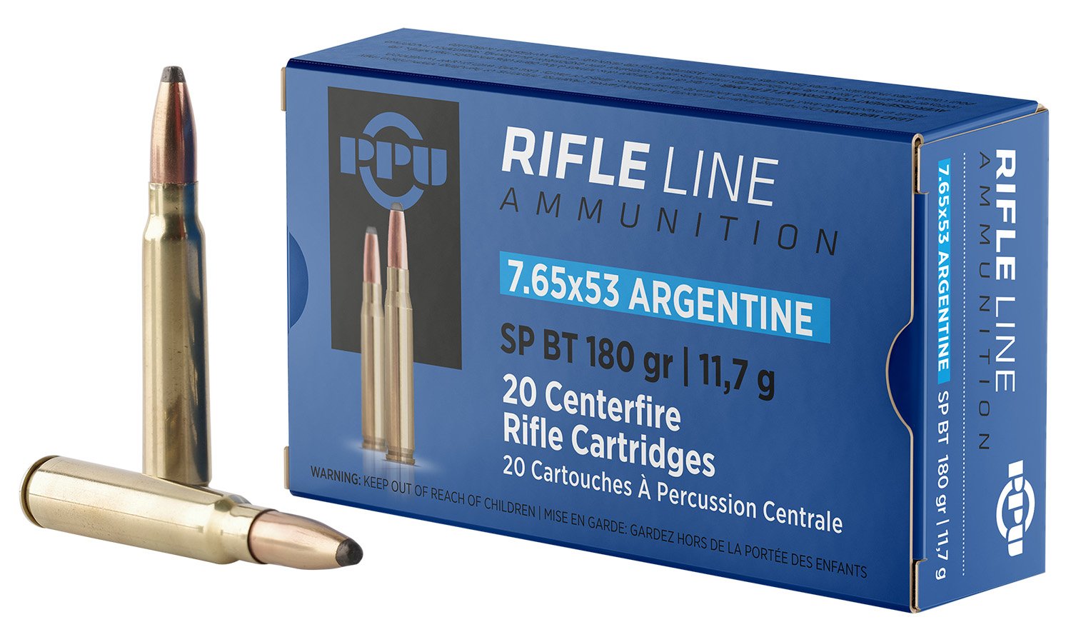 Prvi Partizan PP7AS 7.65x53mm 180gr SPBT Rifle Ammo 20 Rounds