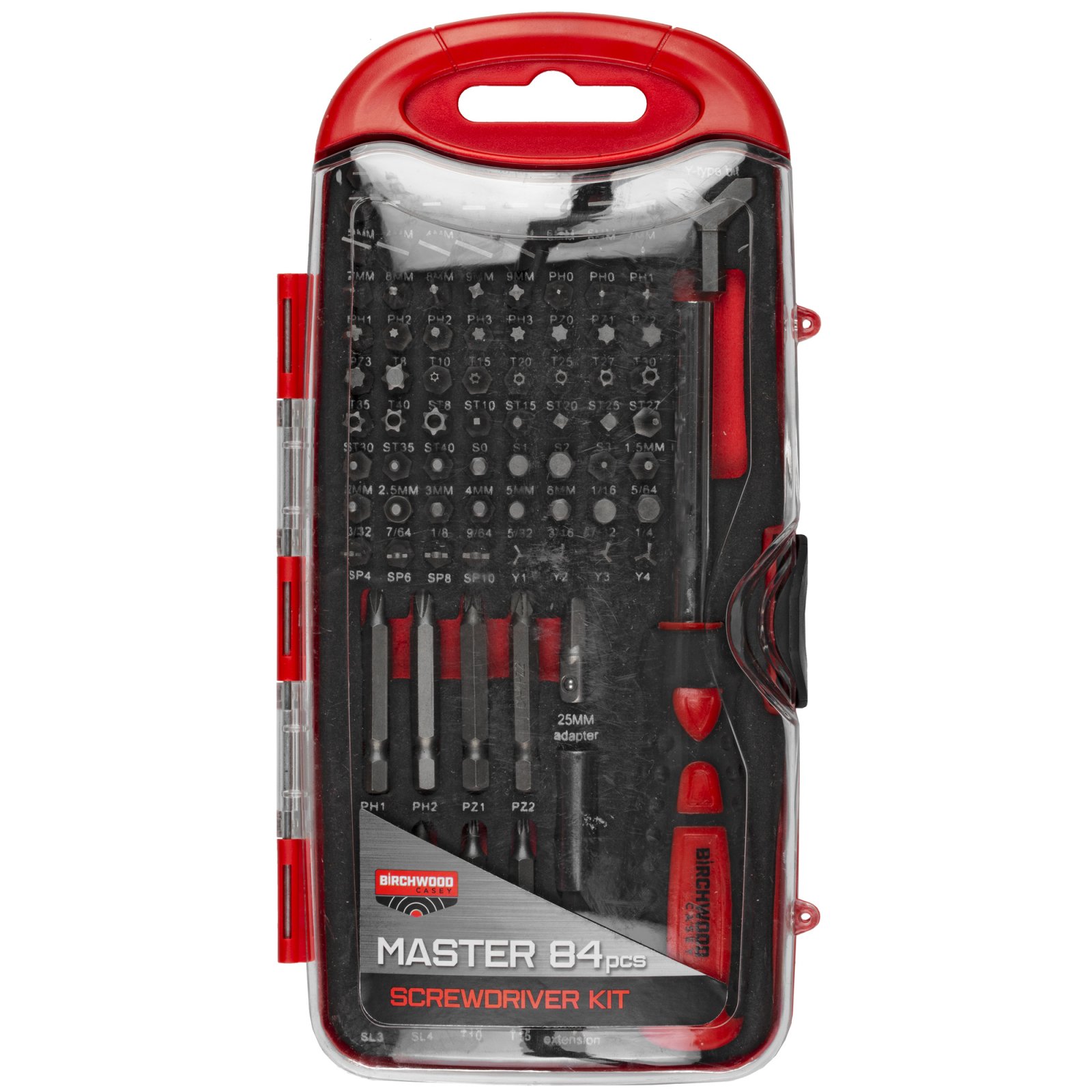 Birchwood Casey Pro Screwdriver Set 40 Piece Kit Red BC-PROSDS - Birchwood Casey