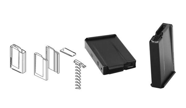 AICS Short Action .223 REM Black 5rd DSSF Magazine - Black Tides DBA Alpine Sales CO/Accurate Mags