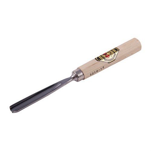 Brownells Gouge Straight with Wood Handle 10MM - Brownells