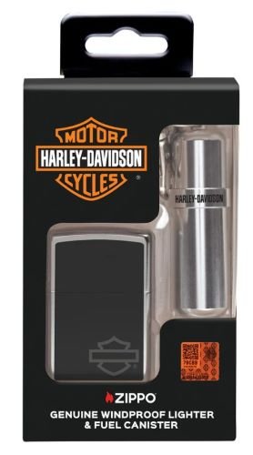 ZIPPO WINDPROOF LIGHTER HARLEY DAVIDSON & FUEL CANISTER