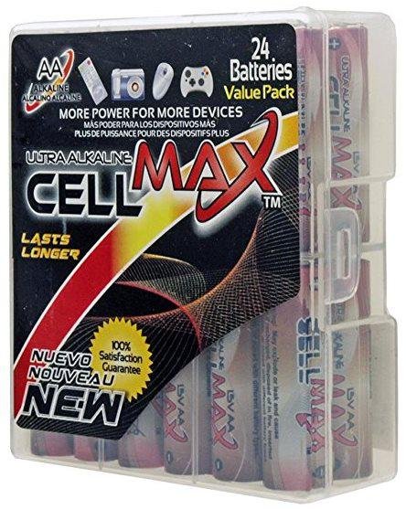 VALUE CM-LR6PBH24 AA Ultra Alkaline Batteries 24-Pack Hard Case