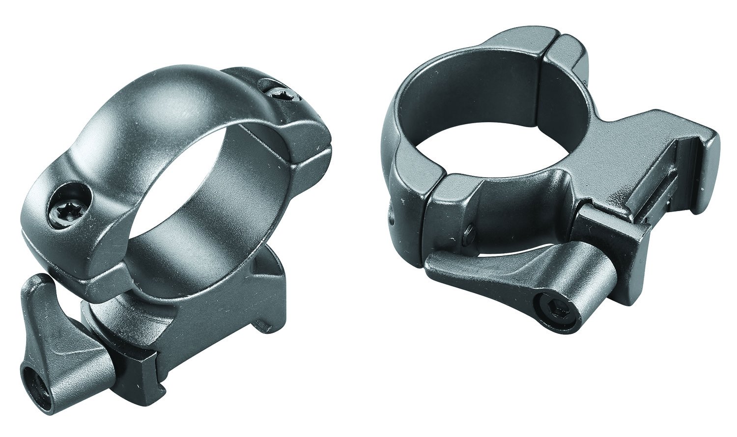 Weaver Mounts 49335 Lever Lok Top Mount 30mm High Matte Black Steel - Weaver - 30MM
