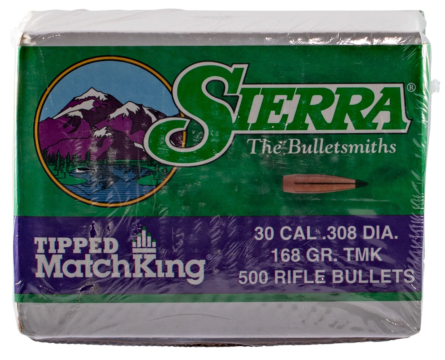 Buy Sierra 7768C Tipped MatchKing .30 Caliber 168 Grain Bullet 500 Count online
