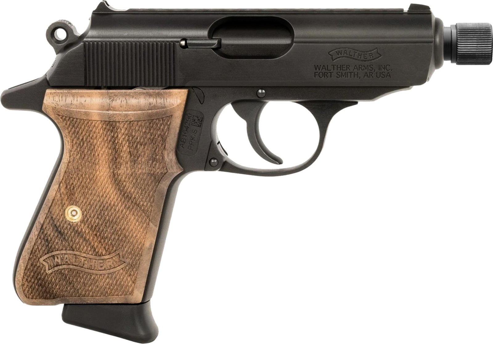 Walther PPK/S PPK/S 32 Auto Double/Single Action Trigger 7+1 3.300 Black