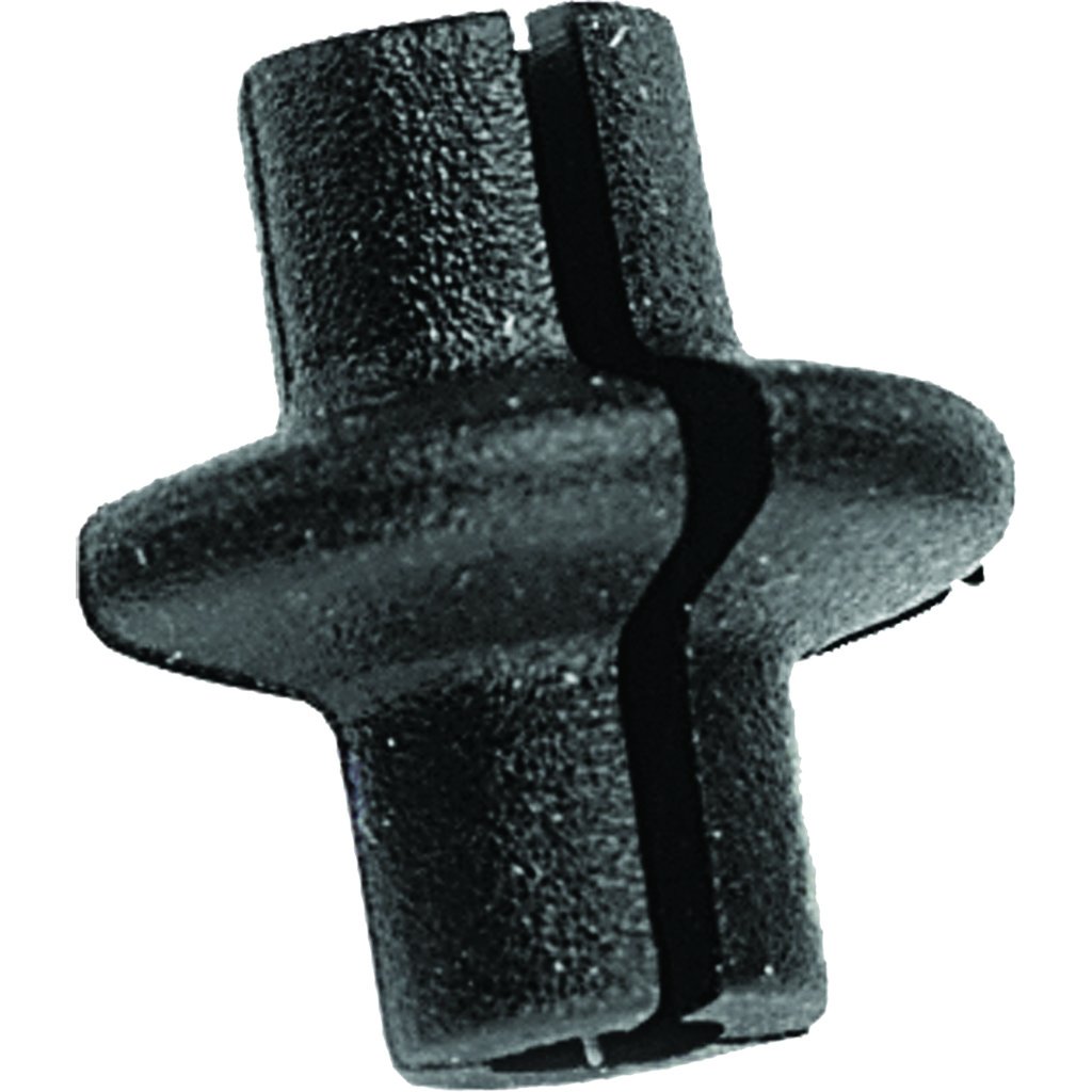 Pine Ridge Archery Slotted Kisser Button - Model 2768, Black - Soft and Durable Plastic, Easy Installation, Noise and Vibration Eliminator