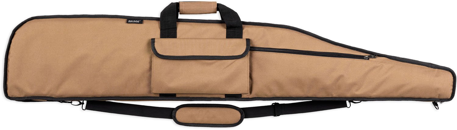 Bulldog Bd370 Long Range Rifle Case 48" TAN With Black Trim Water-Resistant - Bulldog - BLACK/TAN
