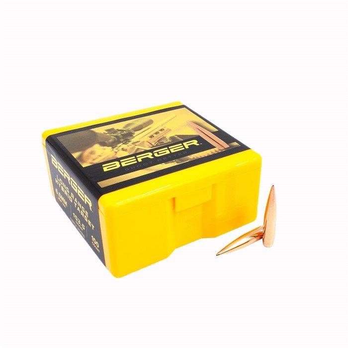 Berger 26786 6.5mm 153.5gr Long Range Hybrid Target Bullets 500/Box - Berger Bullets - 6.5MM