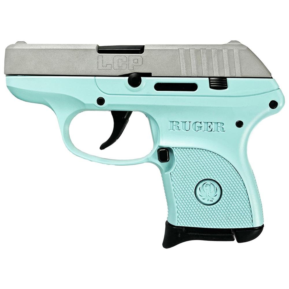 Ruger LCP 380ACP Pistol 2.75" Tiffany Frame Silver Slide - Ruger - 380 AUTO