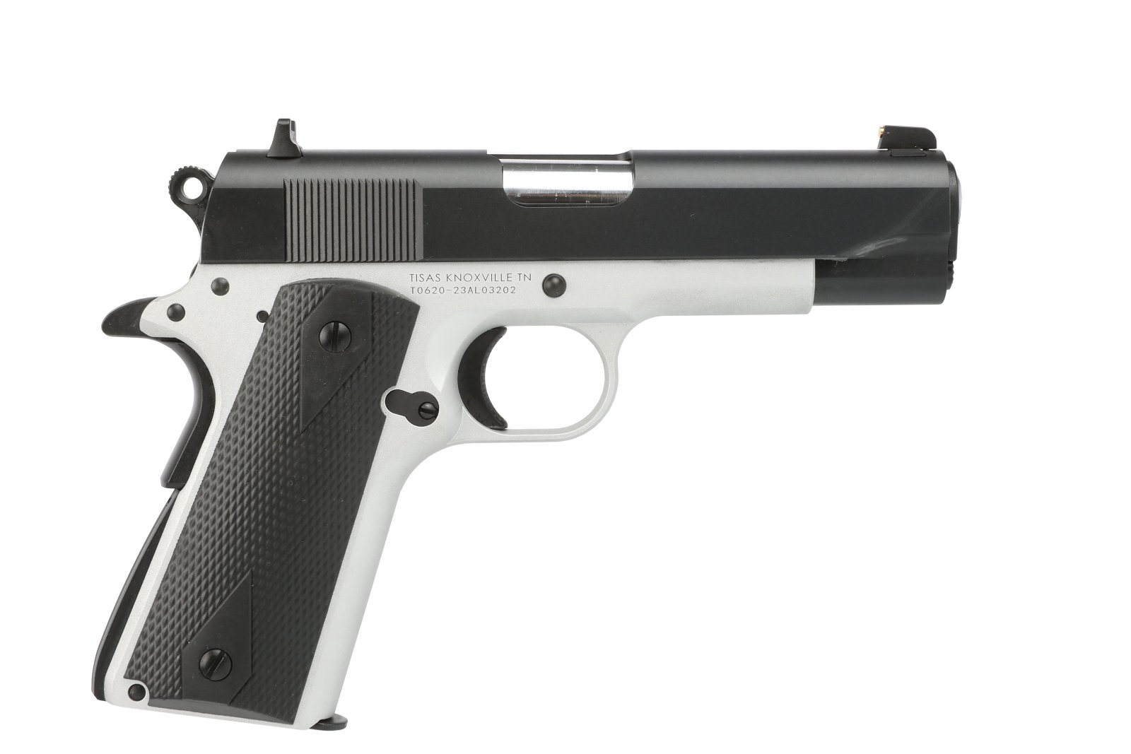 Tisas 10100127 1911 Aviator 9mm 4.25" Black Cerakote Semi-Auto Pistol