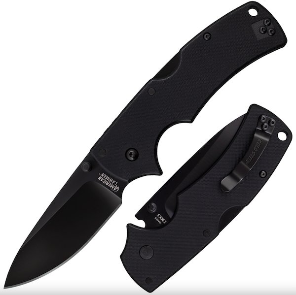Cold Steel CS58B American Lawman 3.5" S35VN Folding Knife G10 Handle - Cold Steel