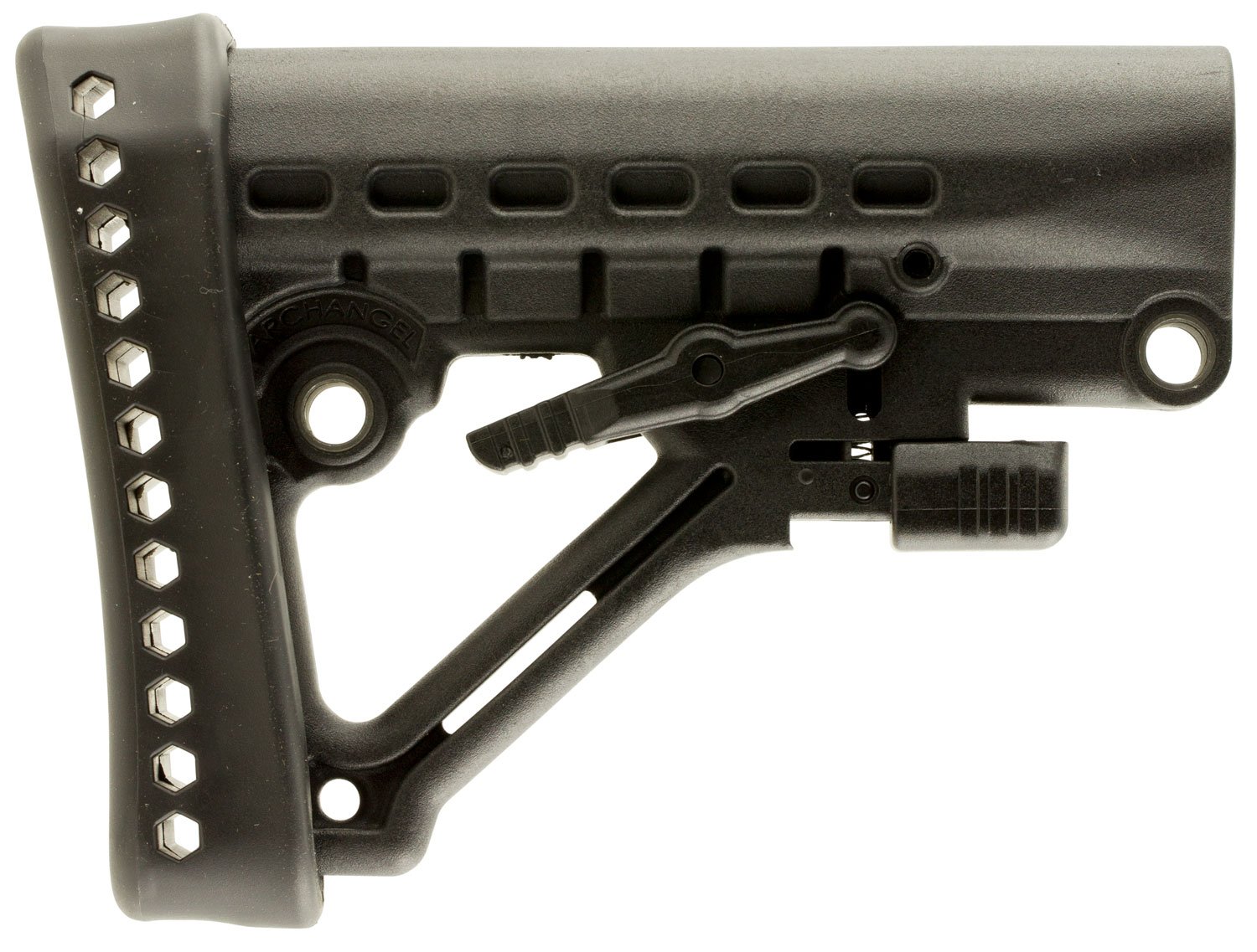 Archangel AA120 Buttstock 6 Position Adjustable Black Polymer AR-Platform