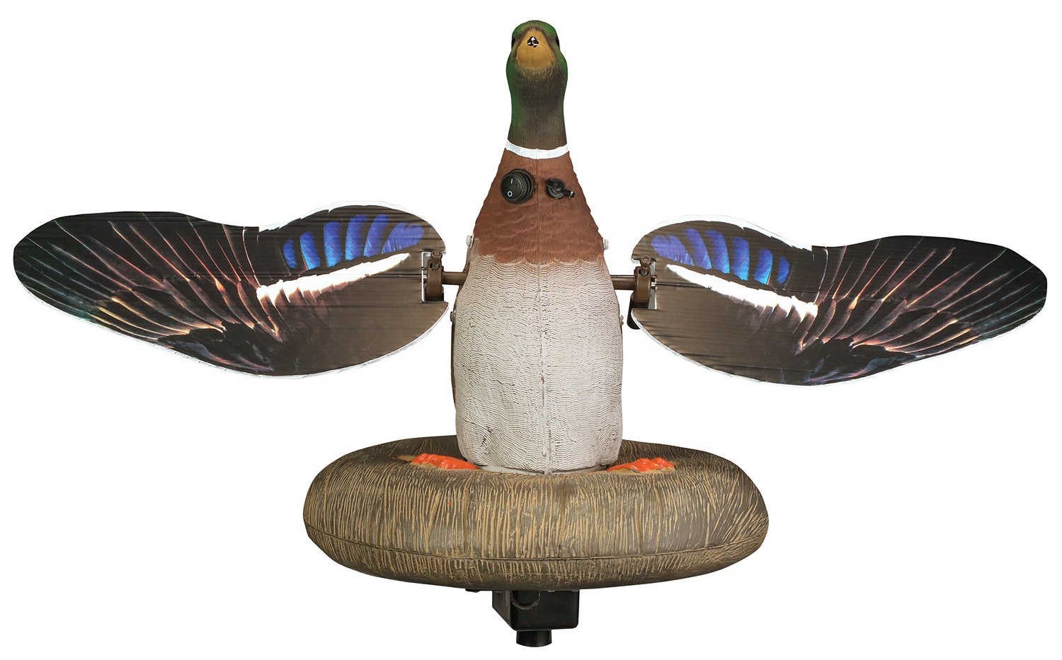 Higdon Outdoors 53072 XS Floating Flasher Mallard Drake Decoy 12V Li-ion