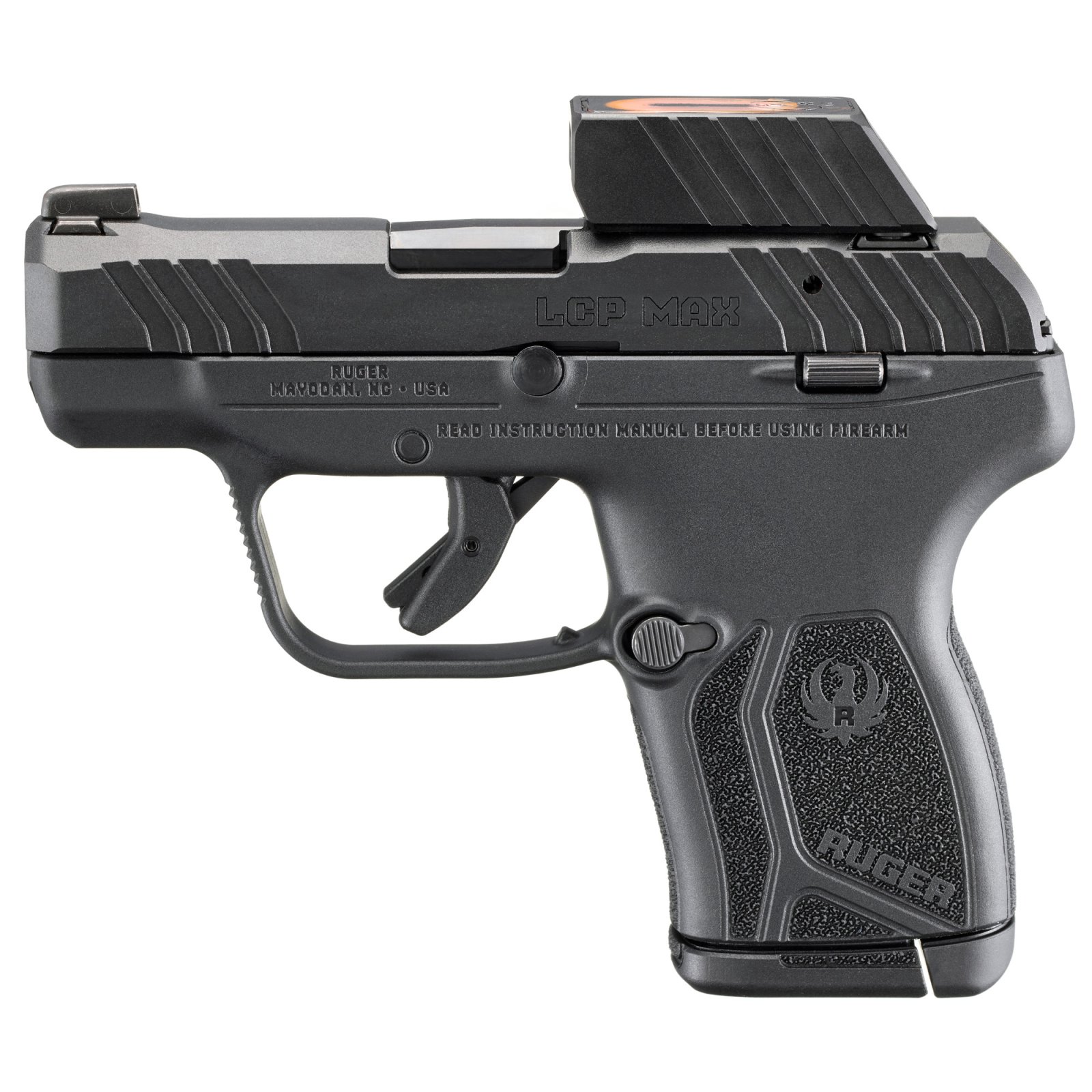 Ruger LCP Max ReadyDot Micro Reflex Handgun .380 Auto 10rd Magazine(1) 2.8 Barrel Tritium Front Sight