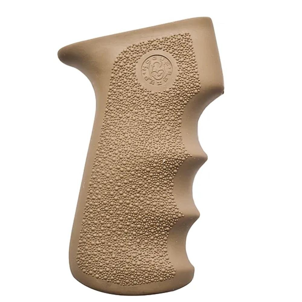 Hogue 74003 OverMolded Rifle Grip AK-47/74, Finger Grooves, FDE Rubber