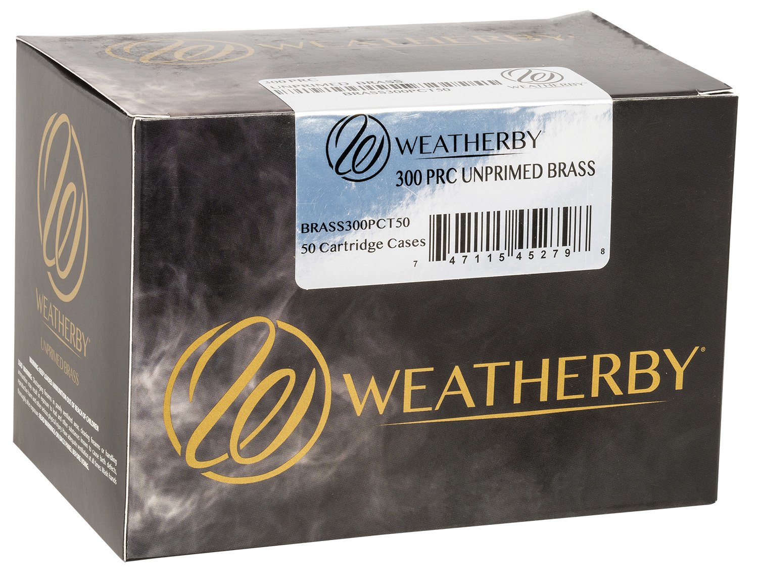 Weatherby BRASS300PCT50 Unprimed .300 PRC Rifle Brass 50/Box