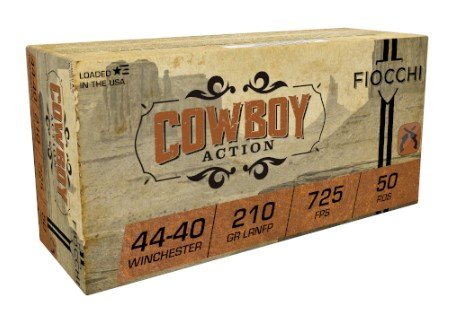 Fiocchi 4440CA Winchester 44-40 210gr LRNFP Brass Pistol Ammo