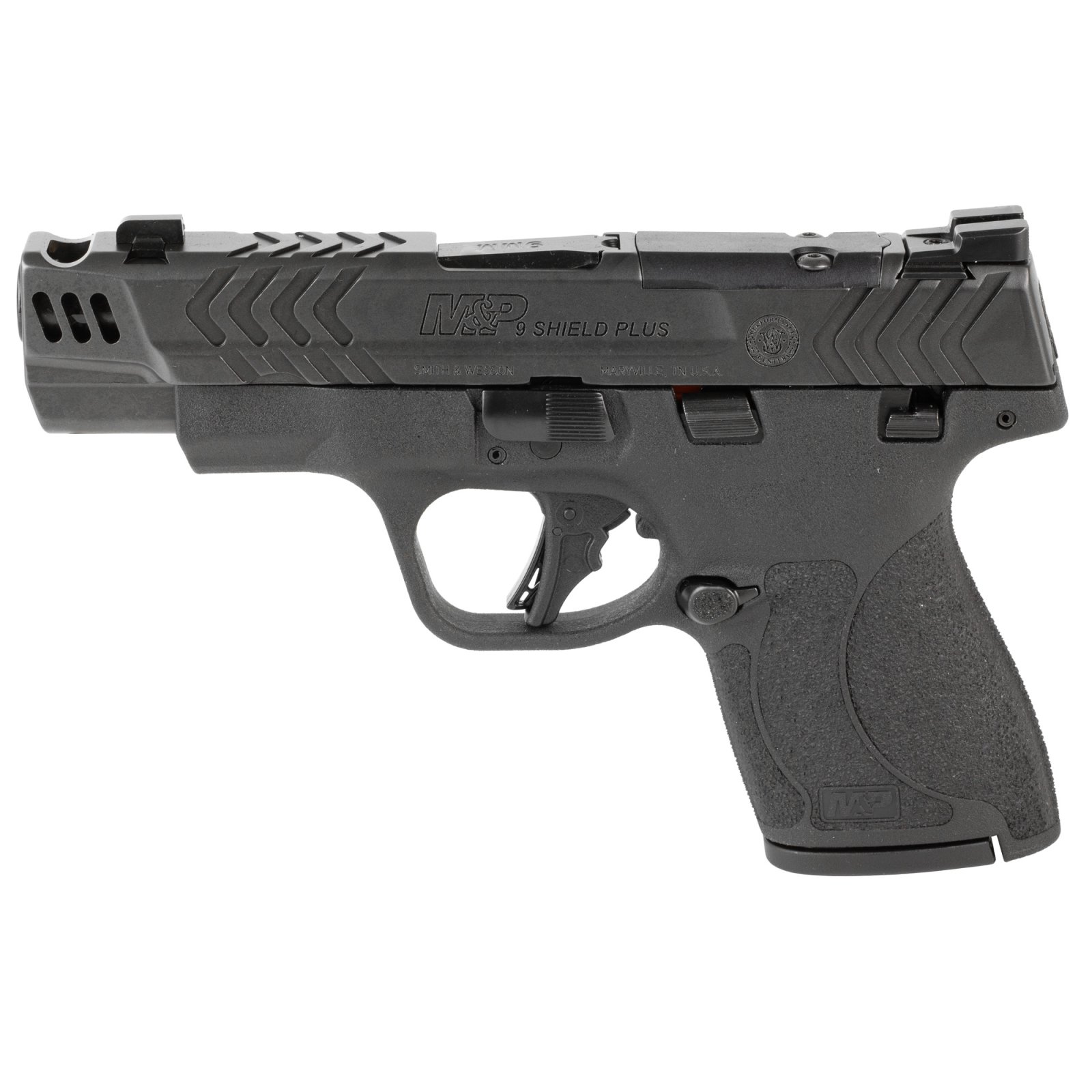 Buy S&W M&P 14410 9MM Luger 10+1 Night Sights Ported Barrel Gray Slide online
