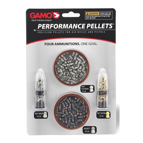 Gamo .22 Cal Performance Pellets 4 Types 225 Combo Pack - Gamo - 22 Cal