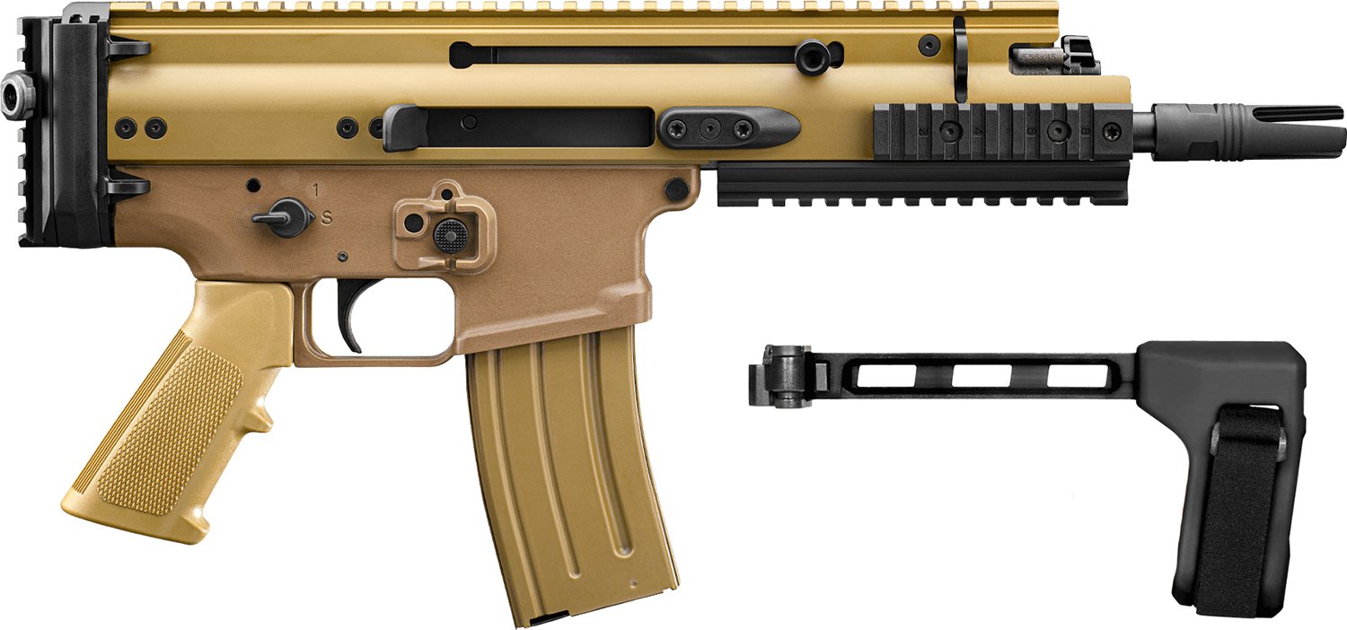 Buy FN America SCAR 15P 5.56x45mm 7.5 In 11rd Black/FDE Aluminum online