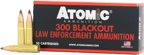 Atomic 00475 .300 AAC Blackout 110GR Varmageddon Ammo 20 Rounds