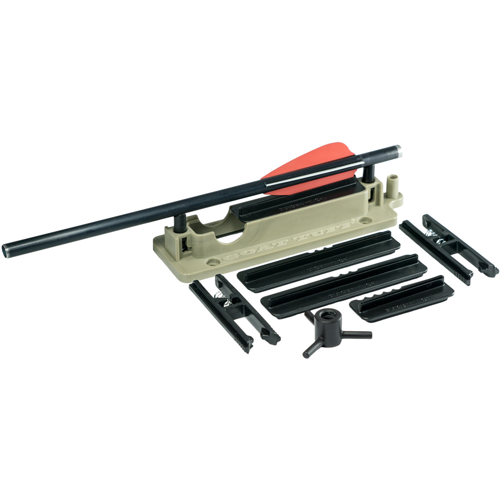 GoatTuff 1230 Crossbow Arrow Fletcher with 3-Fletch Indexer & Vane Nests