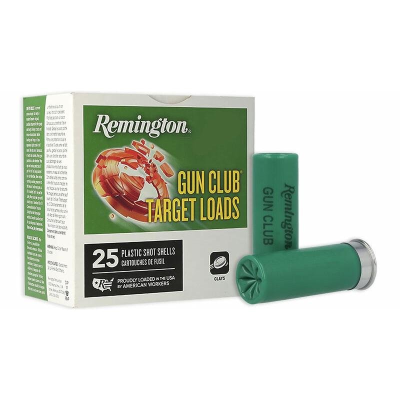 Remington Gun Club Target Load 12 ga 2 3/4 2 3/4 dr 1 1/8 oz #7.5 1145 fps 250/ct Case