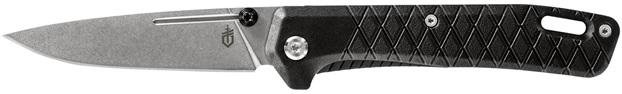 GERBER 31-004064 ZILCH Plain Edge Textured Grip Black