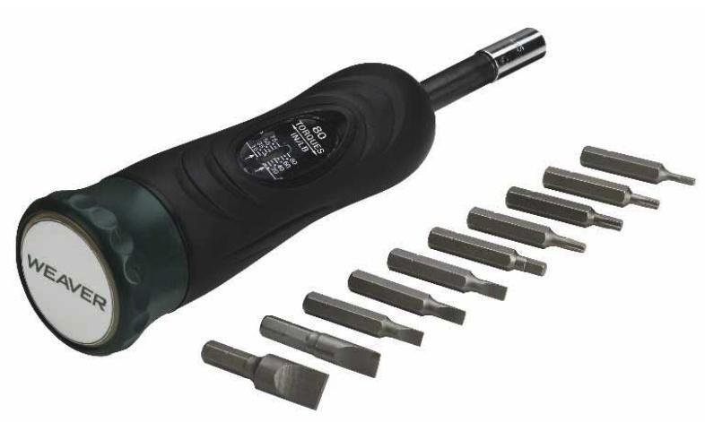 Weaver 849728 Gunsmith Torque Wrench for Precise Screw Pressure