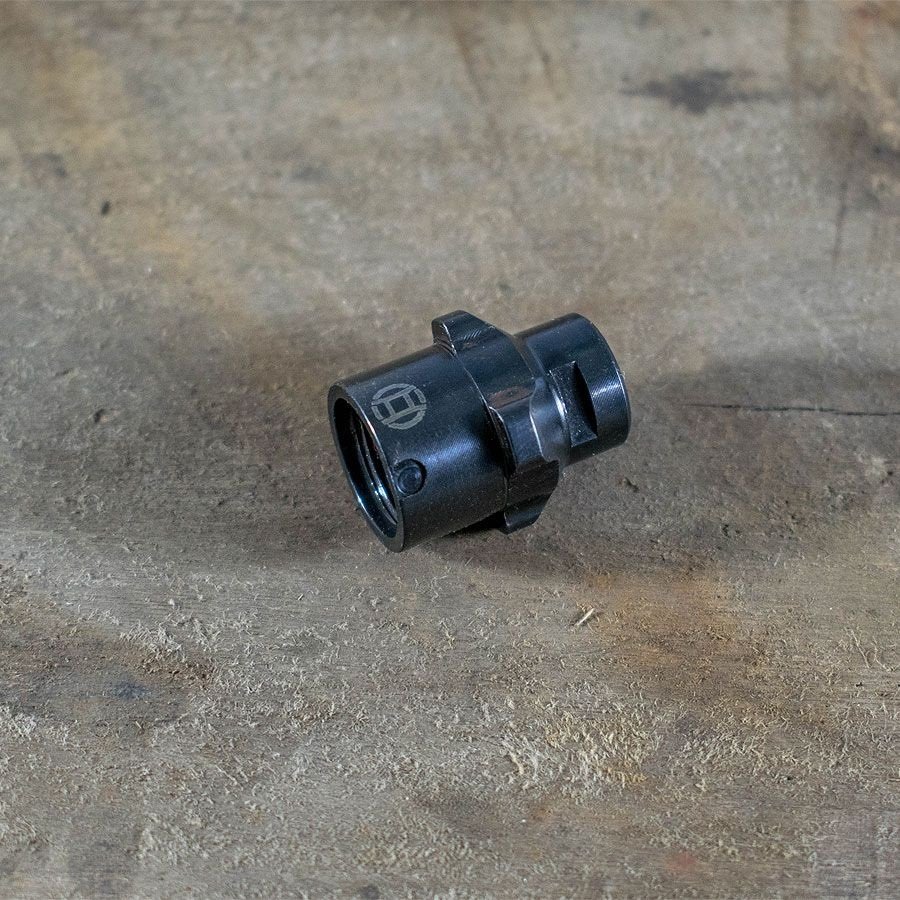 Gemtech 12202 QDA Assembly Black 1/2-28 Thread Mount Adapter