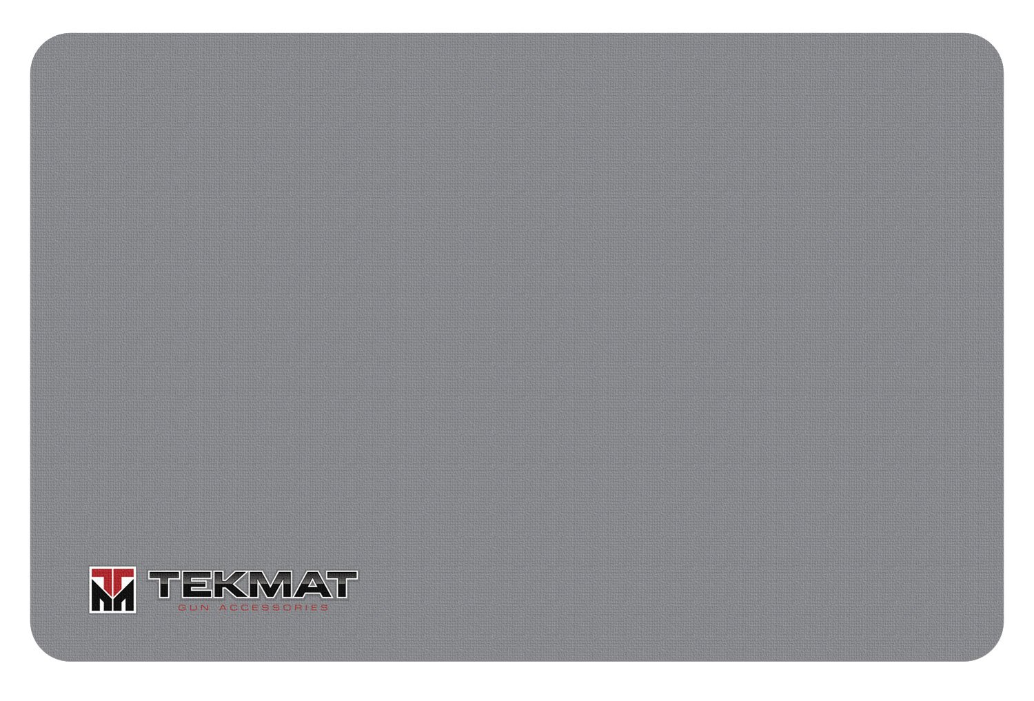 TekMat TEKR17TMLOGOGY Cleaning Mat Gray Rubber 11"x17" TEKMAT Logo - TEKMAT
