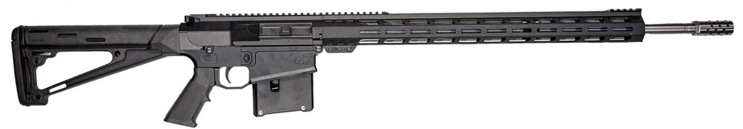GLFA GL10LA7PRCSSBLK AR10 24" 416R SS Barrel 1:8 Twist MLOK Handguard - Great Lakes Firearms - 7mm PRC