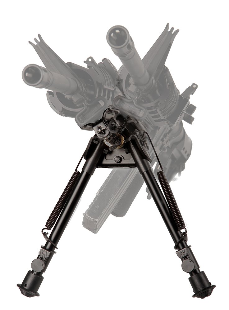 Blackhawk 71BP09BK Sportster Pivot Traverse Bipod 6"-9" Black Anodized - Blackhawk