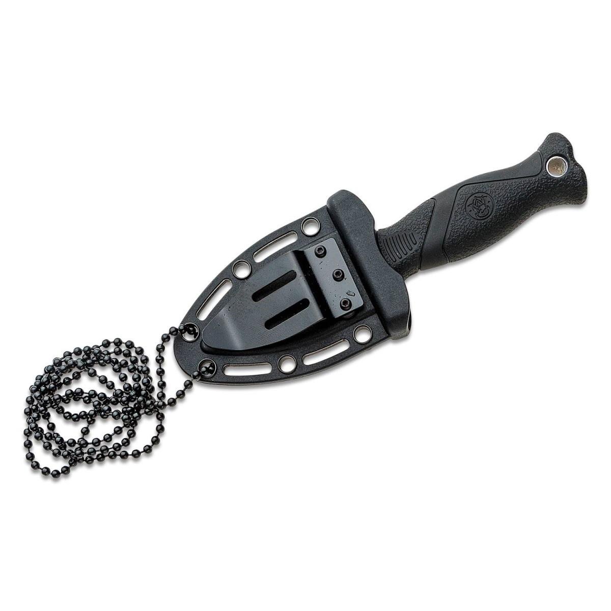 Smith & Wesson HRT Fixed Blade Boot Knife 2 Blade Black - Smith & Wesson