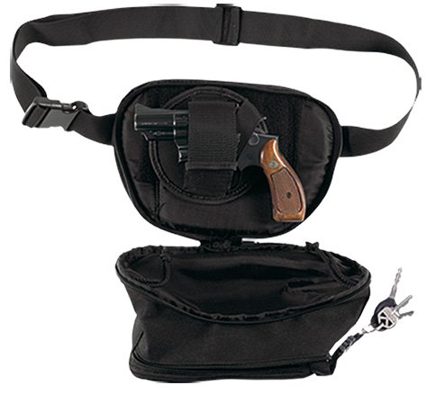 Buy Bulldog BD850 Fanny Pack Handgun Holster Black Nylon 50" Waist online
