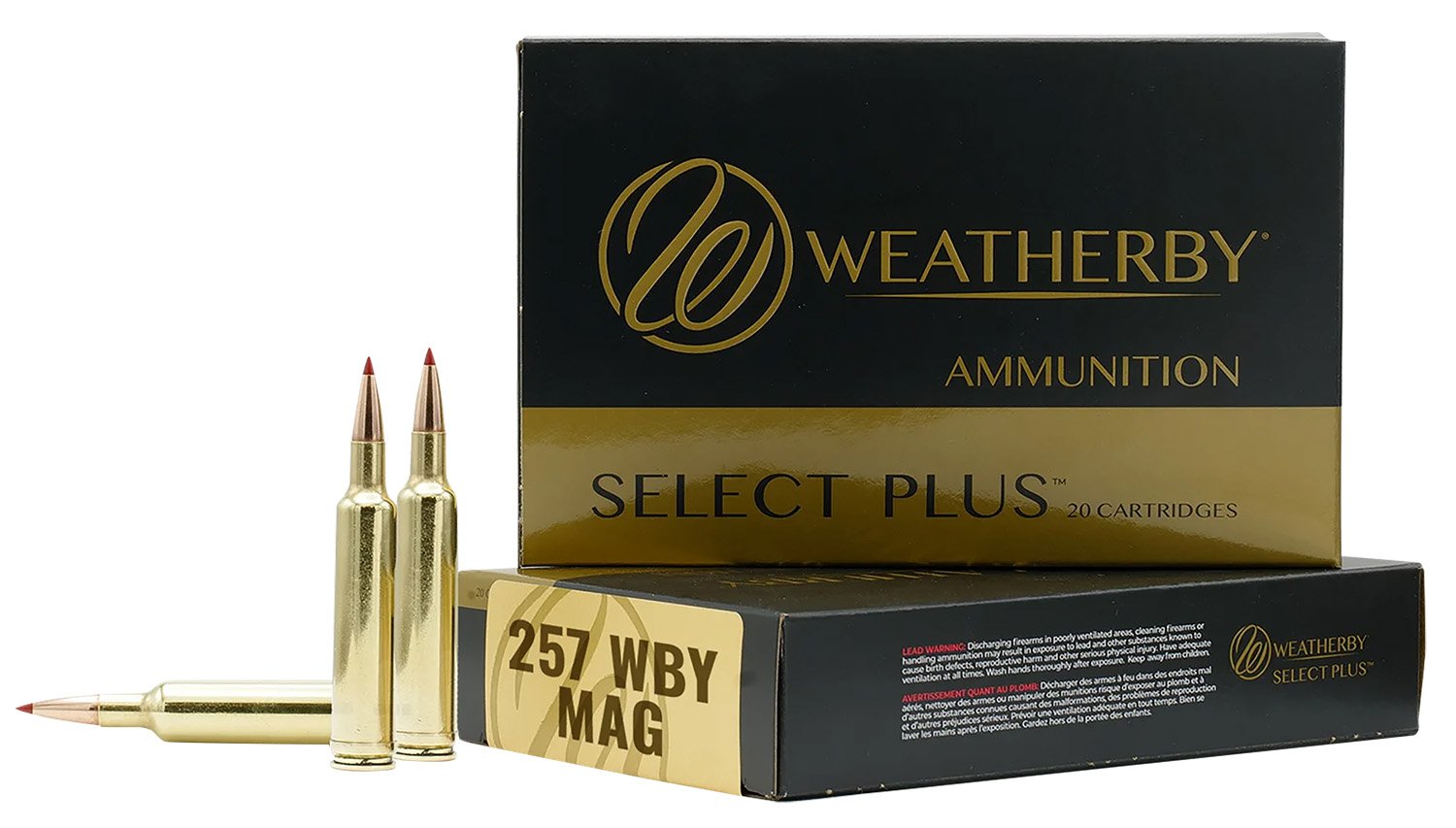 Weatherby M25792HCB Select Plus 257WbyMag 92gr Hammer Custom 20/Box