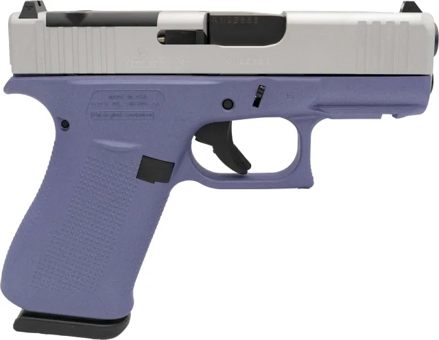 Apollo Custom 43X MOS Crushed Orchid 9mm Luger 10+1 3.410 Purple|Stainless Steel Polymer - Apollo Custom - 9mm Luger for sale at TheGunDock