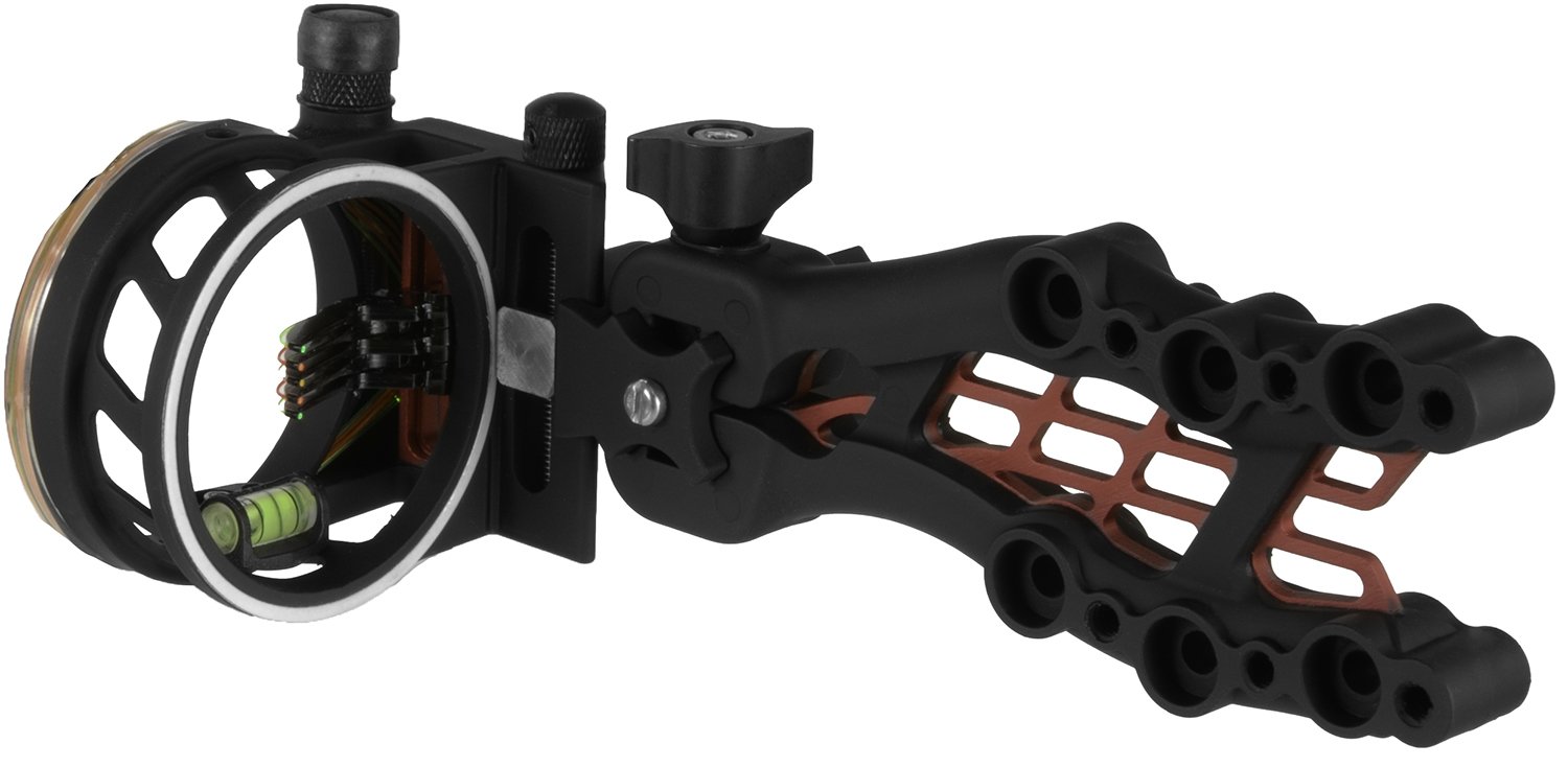 TRU TG7515B 5-Pin Carbon Hybrid Toolless Adjustable Sight Black
