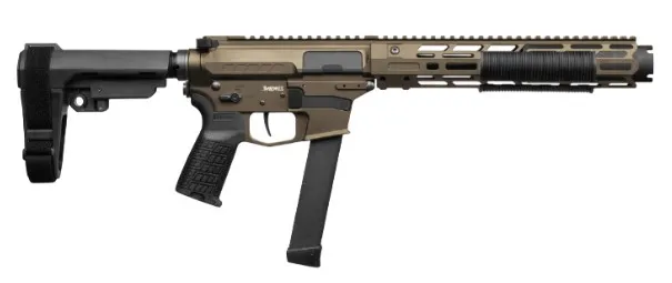 CMMG 99A68DB-MB 9mm Luger Zeroed Banshee MkGs 9mm 6.5" TB Brnz 33rdGlk - CMMG - 9mm Luger