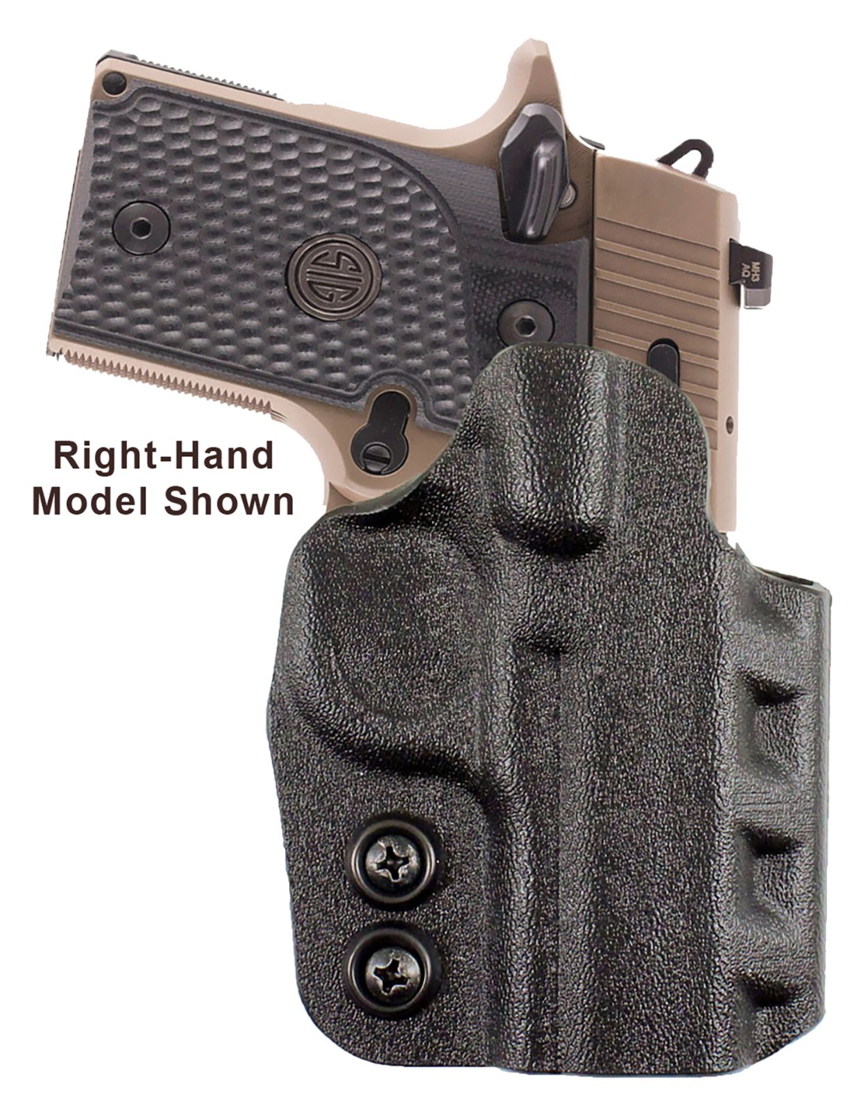 DeSantis D94KB8WZ0 Cazzuto OWB Black Kydex Holster for Springfield Prodigy