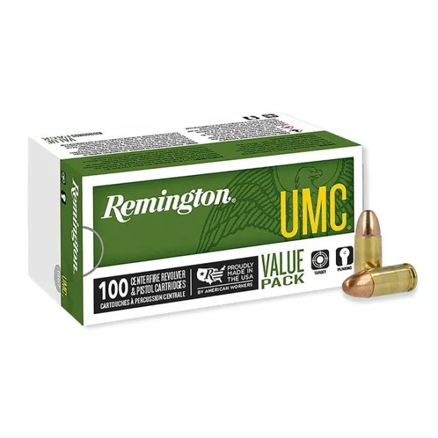 Remington UMC Value Pack 9mm Luger 115gr Full Metal Jacket 100 Rounds - Remington Arms Co. Inc. - 9 mm Luger for sale at TheGunDock