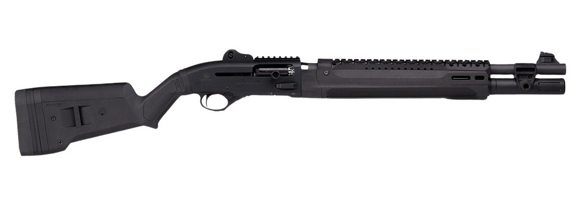 Langdon Tactical Tech LTT1301HBMBLK Beretta 1301 3" 7+1 18.50" Black Oxide Heat Shield Barrel, Black Anodized Aluminum Receiver w/Picatinny Rail, Black Magpul Polymer Stock, Beretta Patrol Forend - LTT - 3"