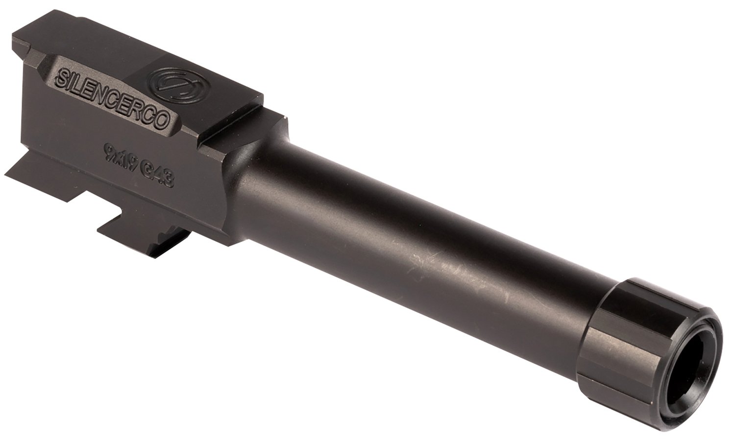 SilencerCo AC5049 Threaded Barrel 3.70" 9mm Luger Stainless Steel Fits G...