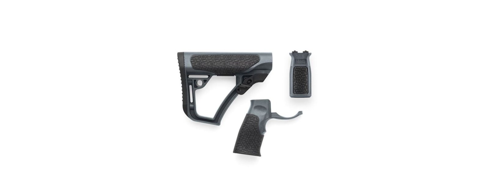 Daniel Defense 28-088-12065-012 AR-15 Furniture Kit M-LOK Tornado Gray