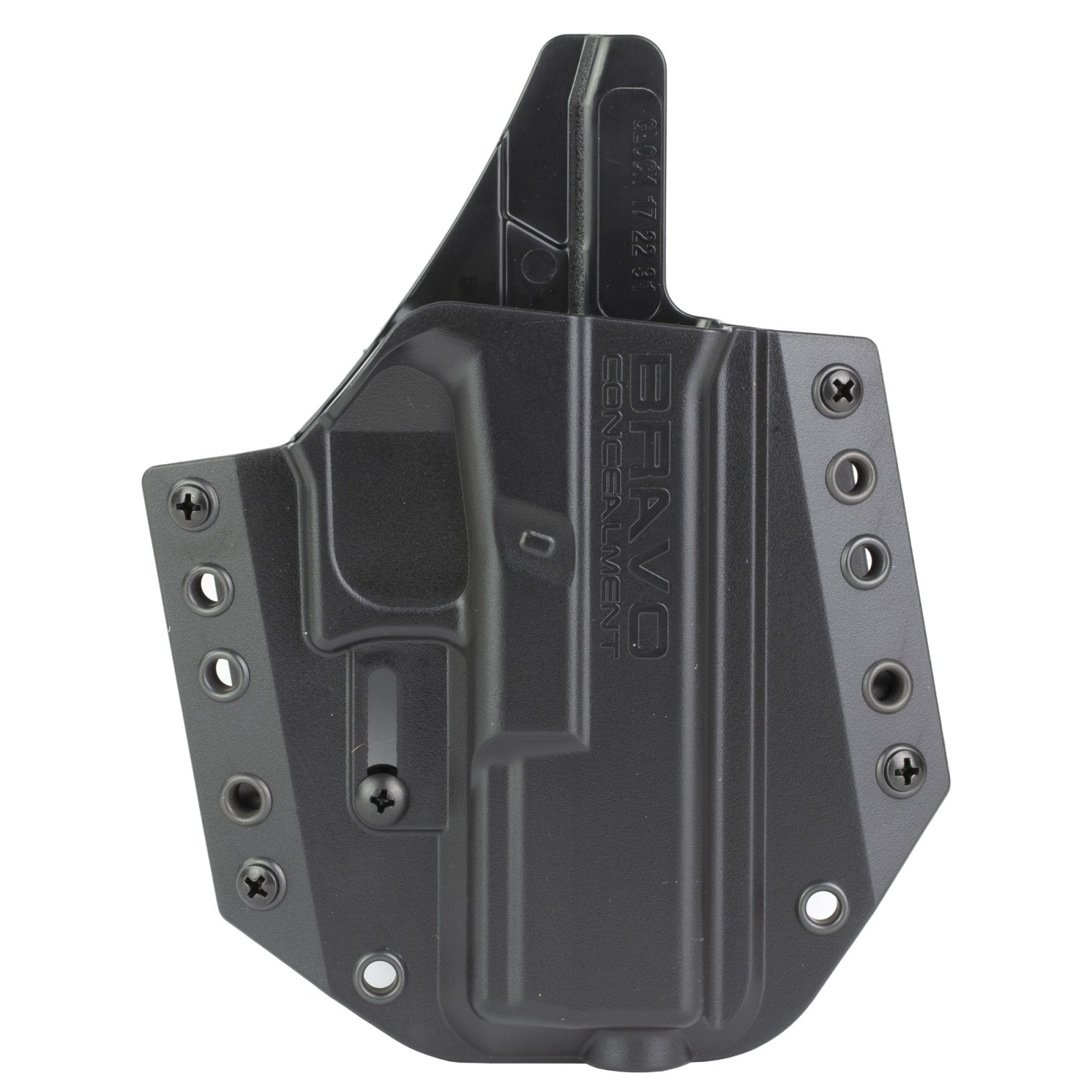 Bravo Concealment BCA Holster Glock 17 31 32 47 Right Hand Black Polymer - Bravo Company Manufacturing
