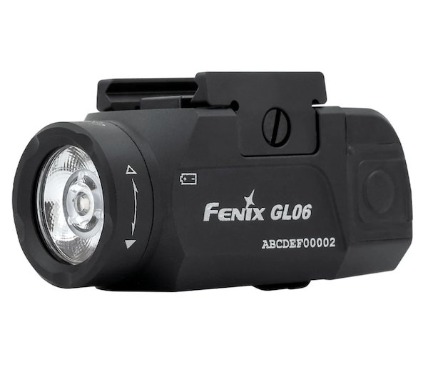 LAND RUN GL06 Fenix Glock Weapon Light 600 Lumens Black - Fenix