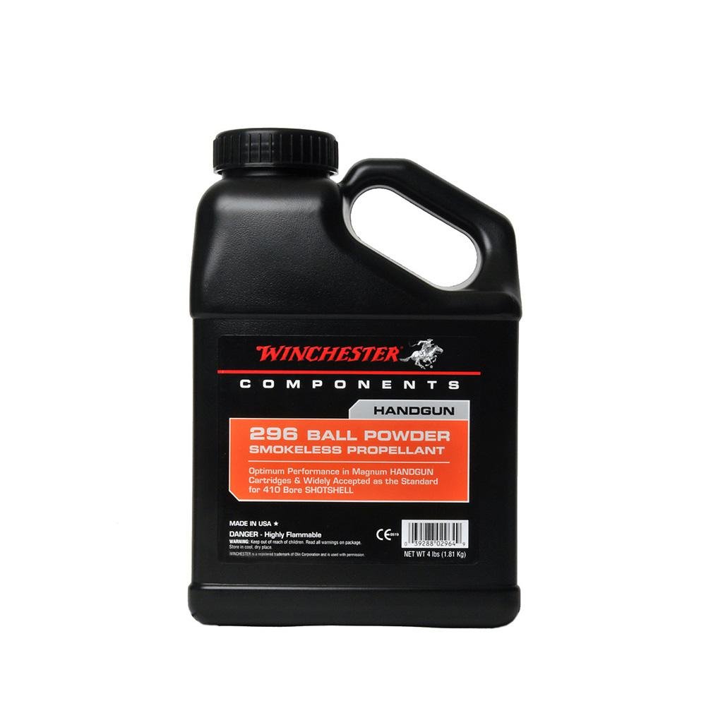 Winchester 296 Smokeless Reloading Powder for 410 Bore, .357 Magnum, and .44 Magnum