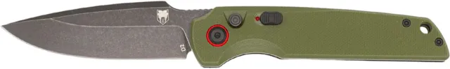Buy CobraTec CBT JACKAL Olive Drab Green Auto Folder Manual Safety online