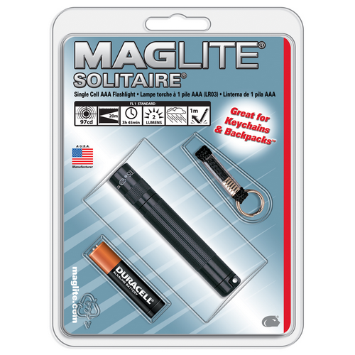 Buy Maglite Solitaire AAA-Cell Incandescent Flashlight K3A016 online